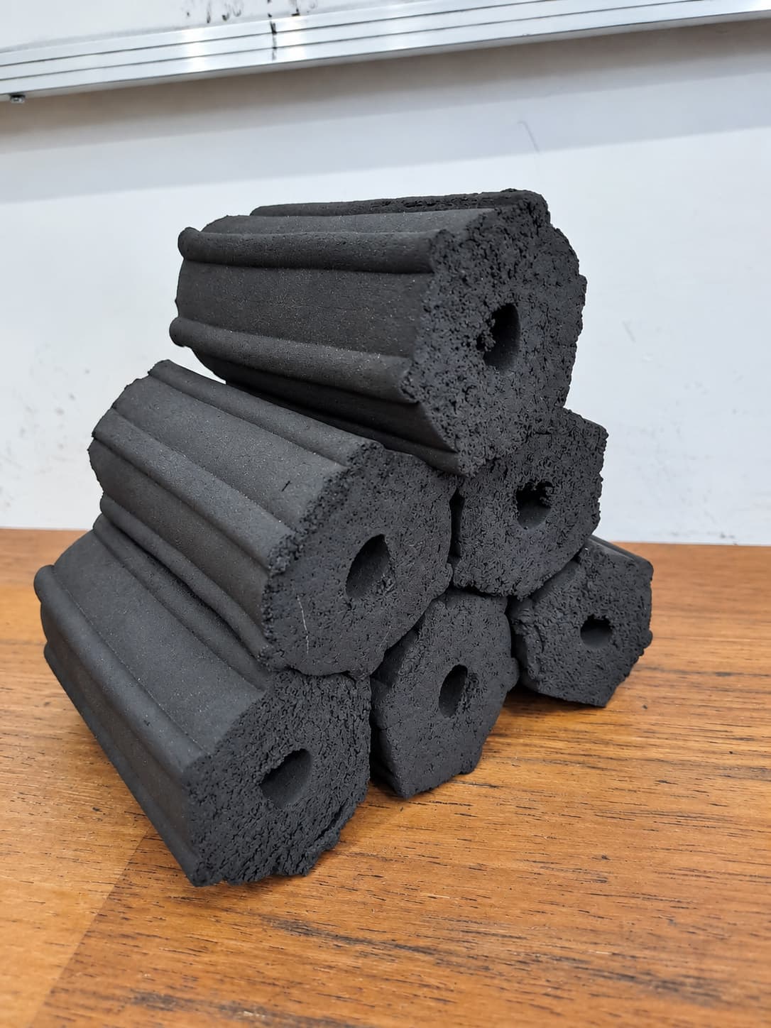 Hexagonal BBQ Charcoal Briquettes