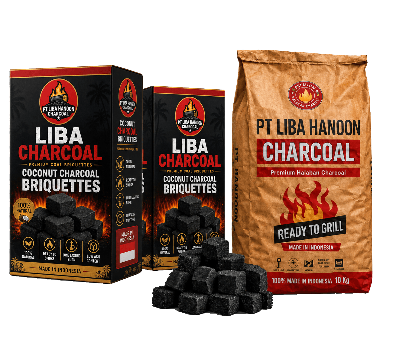 High Carbon Coconut Shell Charcoal